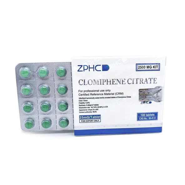 ZPHC Clomiphene Citrate 25mg 25mg, 100tabs - Image 2