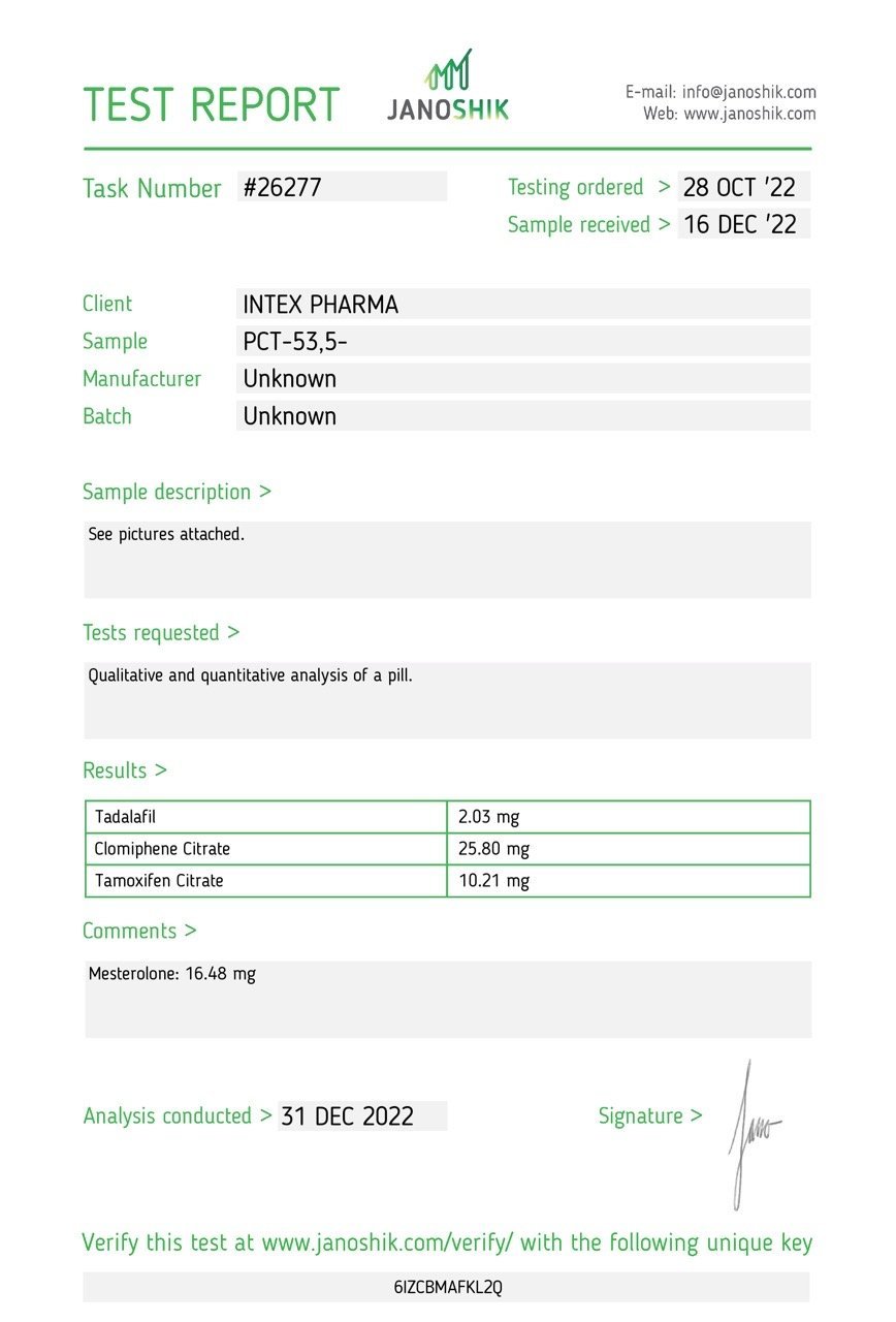 Intex Pharma PCT 100 tabs - Image 2