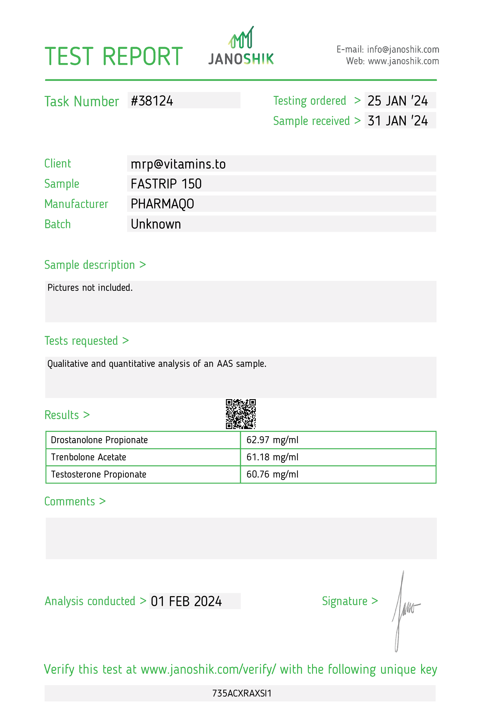 Pharmaqo Labs Fastrip 150 - Image 2