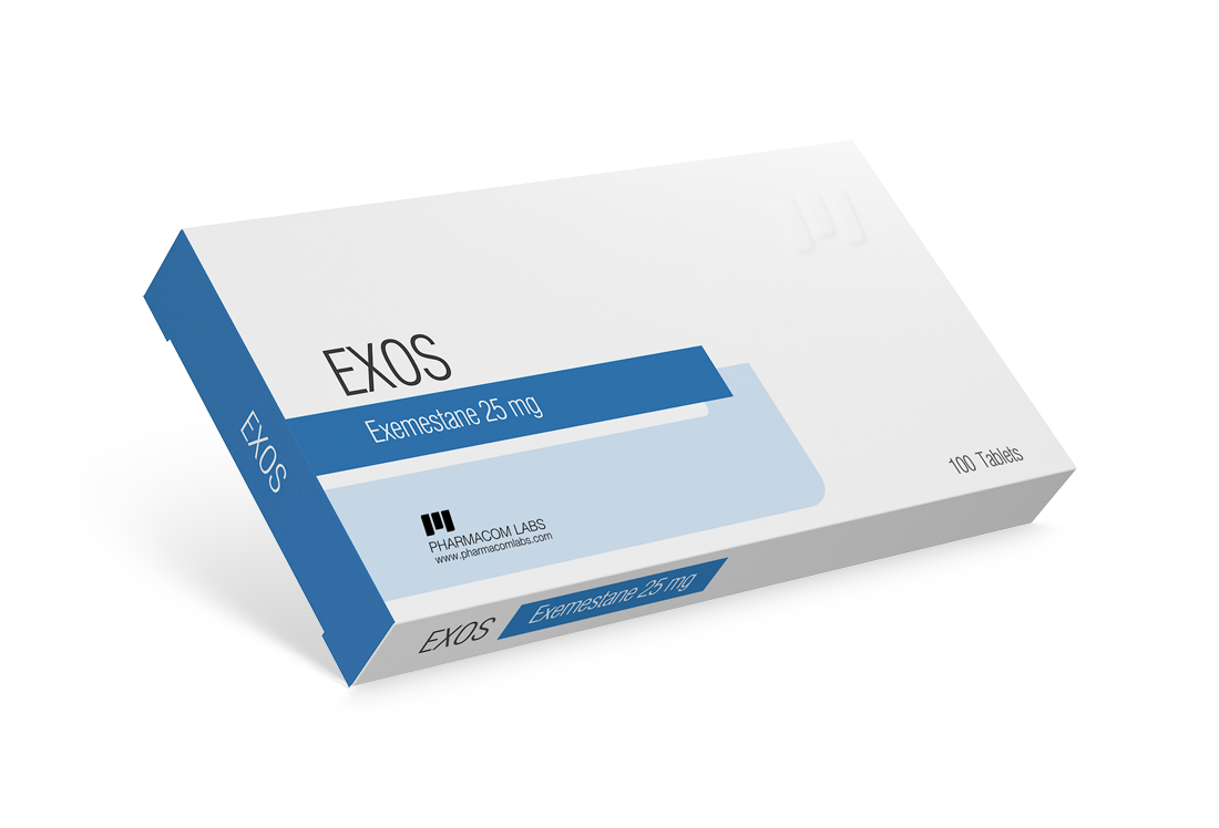 Pharmacom Exos Exemestane 100 Pills X 25mg