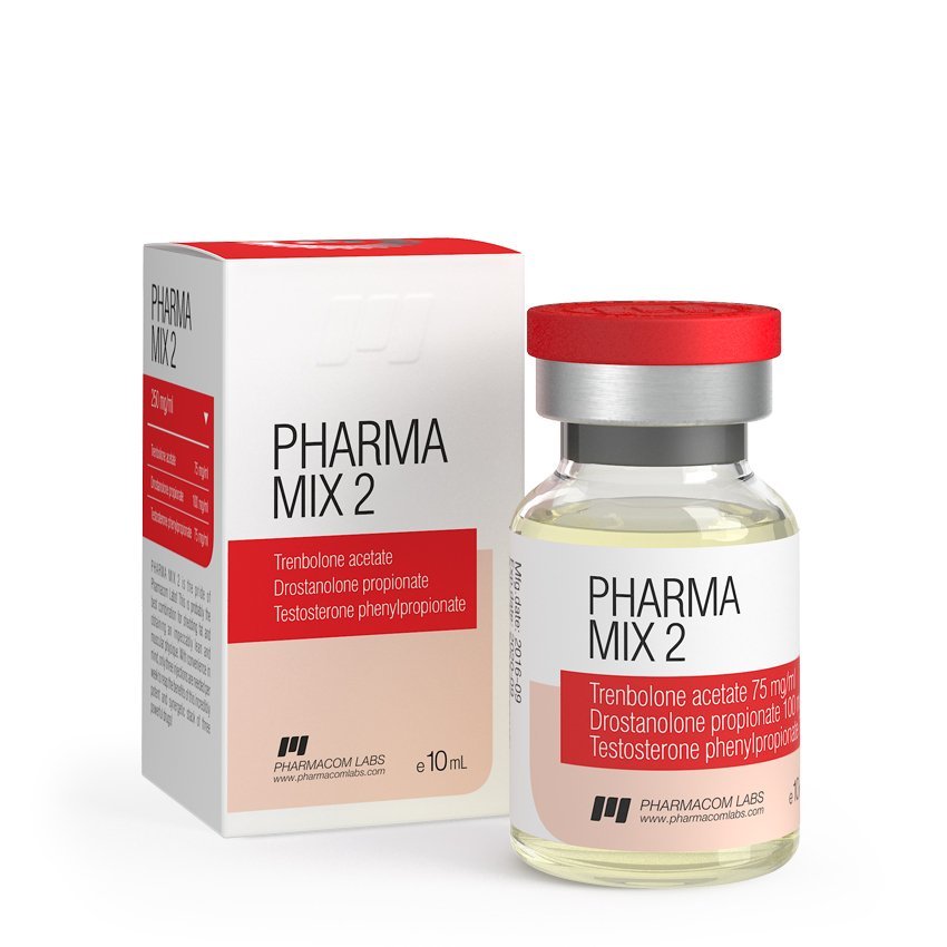 Pharmacom Pharma Mix 2 Tren Ace. 75mg; Dronastolone Prop 100mg; Testo Phenyl 75mg: 10ml/Vial, 250 mg/ml