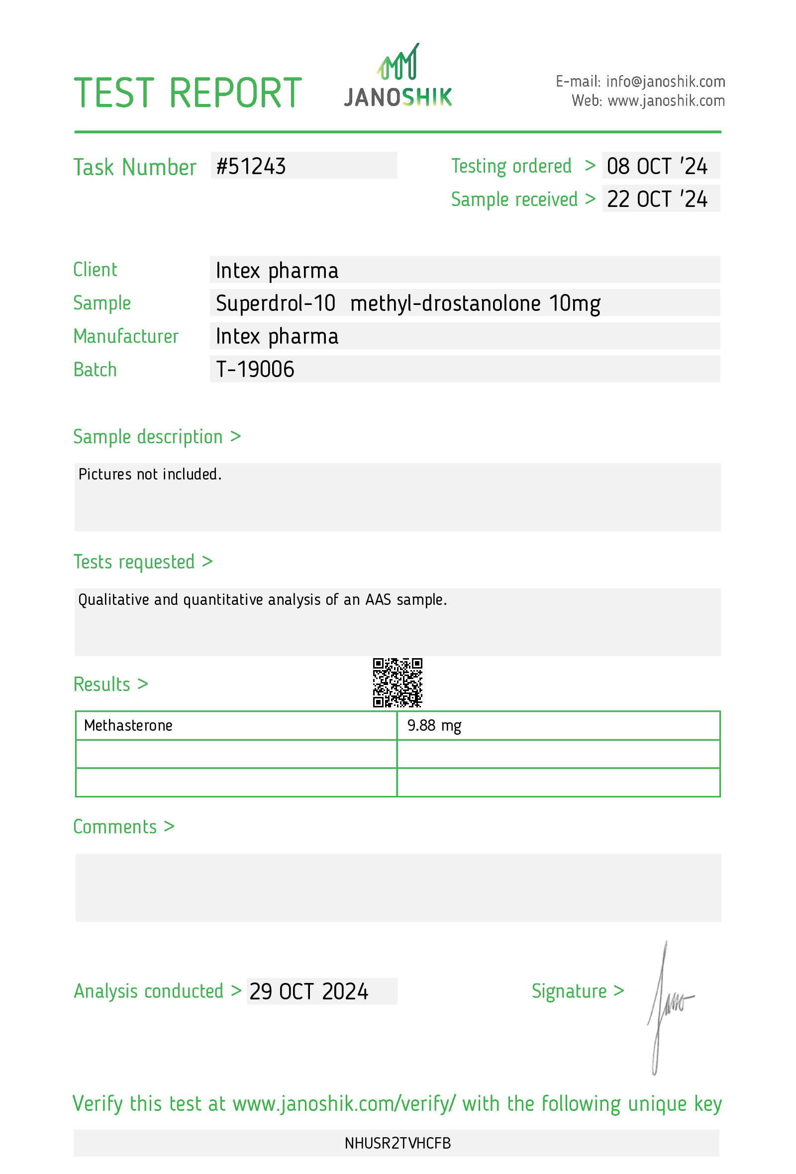 Intex Pharma Superdrol (Methyl Drostanolone) 10mg x 100 tabs - Image 2