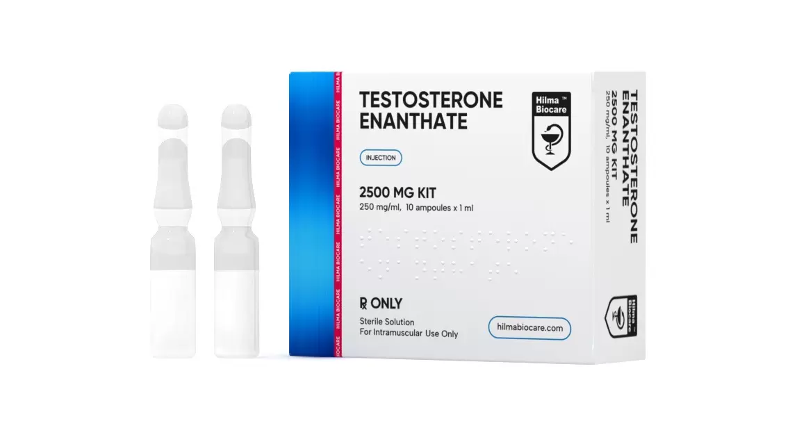 Hilma Biocare Testosterone Enanthate Ampoule 10x1ml/250 mg/ml